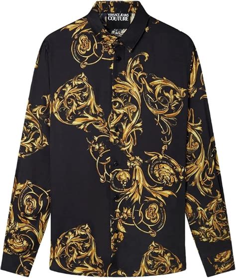 camicie versace uomo yoox|Camicie Uomo Jeans Couture .